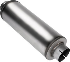 5 Exhaust Muffler 5 Inletoutlet Universal 30 Overall Stainless Steel