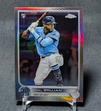 Vidal Brujan Refractor Rookie RC 2022 Topps Chrome Card #134 Rays/New York Mets 