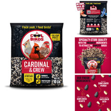Cool Birds Cardinal Crew Wild Bird Seed 10 Lb. Black Oil Sunflower Sunflower 3.48 per gallon