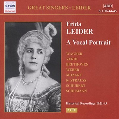 Freida Leider - Vocal Portrait [New CD]