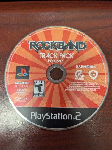 Rock Band Track Pack Vol. 2 (PlayStation 2 PS2) NO TRACKING - DISC ONLY 897