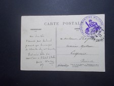 Marcophilie FRANCE CPA Cachet Militaire Transit Maritime Militaire Rochefort(84)