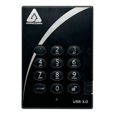1TB APRICORN Aegis Padlock 3 | USB 3.0 | A25-3PL128-XXXX