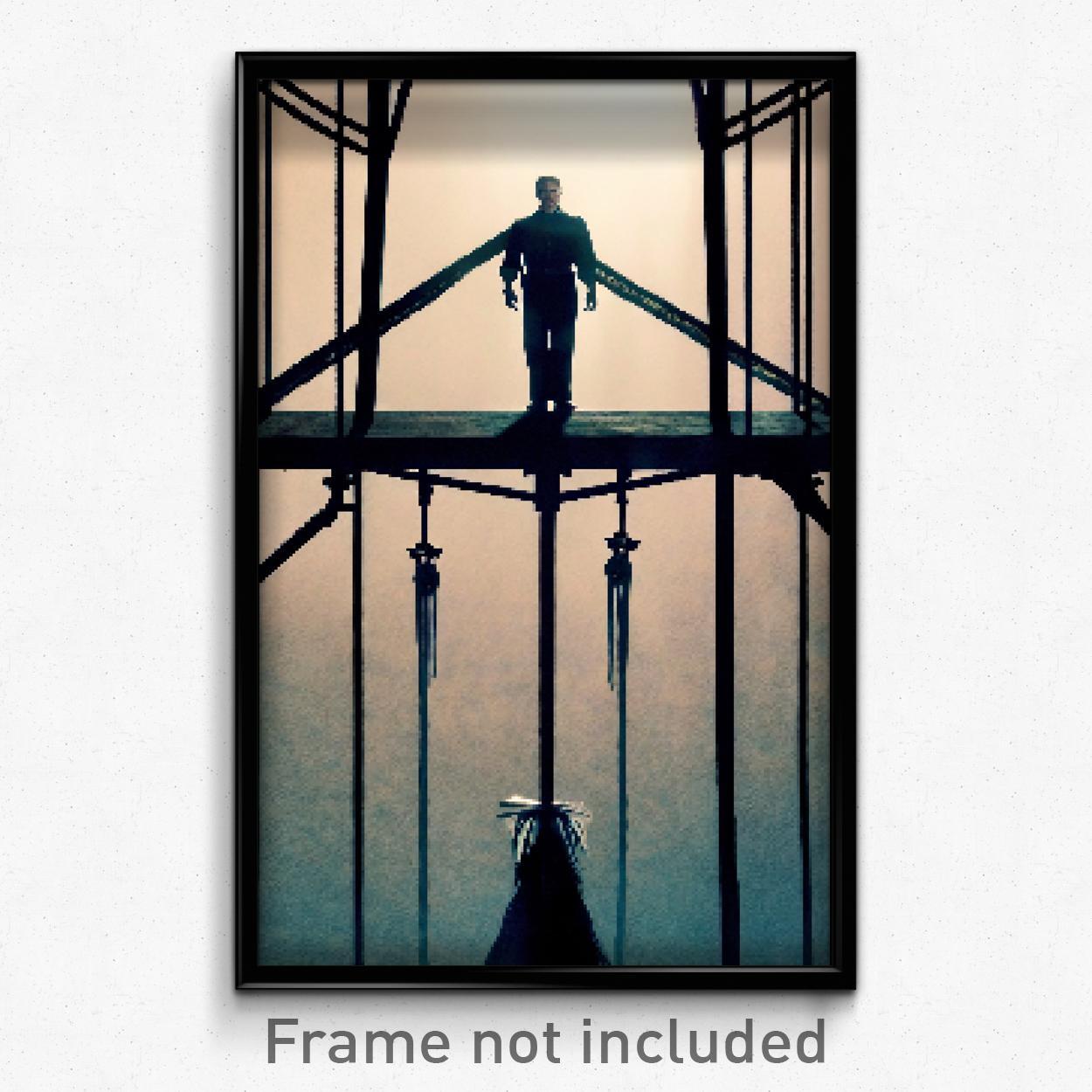 Pixel Art Poster - Admirable Gallows (8 Bit Psychedelic Trippy Video Game Print)