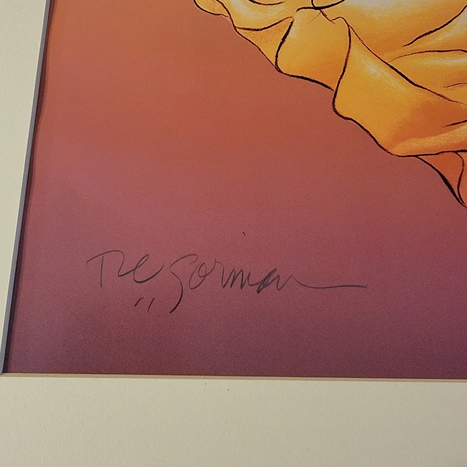 Firmado Gorman DINE WOMAN Alta Calidad Suroeste Bellas Artes Póster Impresión 31x27" Foto 3 de 4