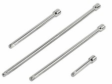 4 tlg. Ratschen Steck Verlängerung Set in 1/4" Antrieb 70 150 225 300 mm Lang KD