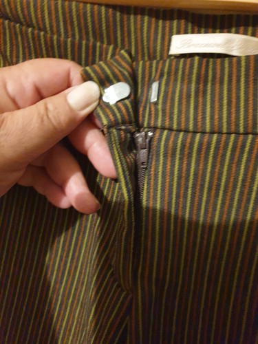 Bracewell Vision Striped Low Rise Wideleg Pants Sz 2 / Xs - Picture 4 of 7