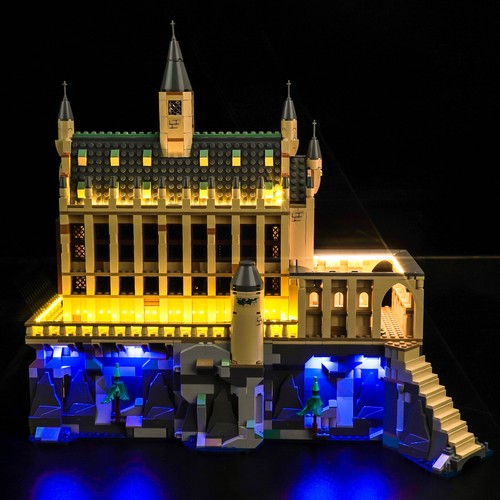 LocoLee LED Licht Kit für Lego 76435 Hogwarts™ Schloss: Die große Halle Beleuchtung - Bild 17 von 18