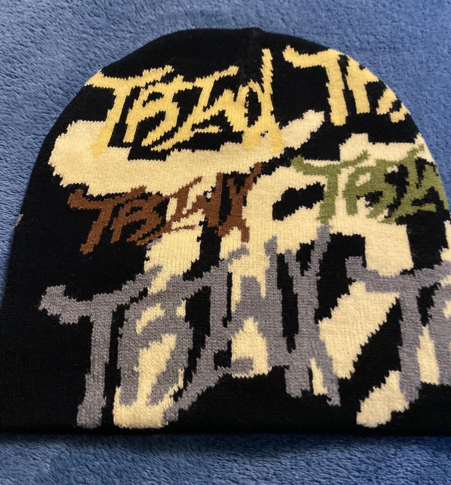 Trinx Los Angeles All Over Beanie Hat Made In USA Multicolor Luxury Streetwear