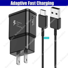 Adapter Fast Charger Type C With Phone Charging Cable For Samsung Galaxy Android