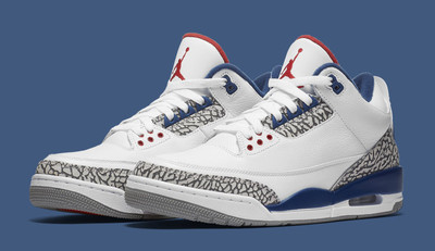 シューズ(男性用) Nike Air Jordan 3 Retro True Blue (2016) Nike Air Jordan 3 Retro OG True Blue 2016 Deadstock 854262