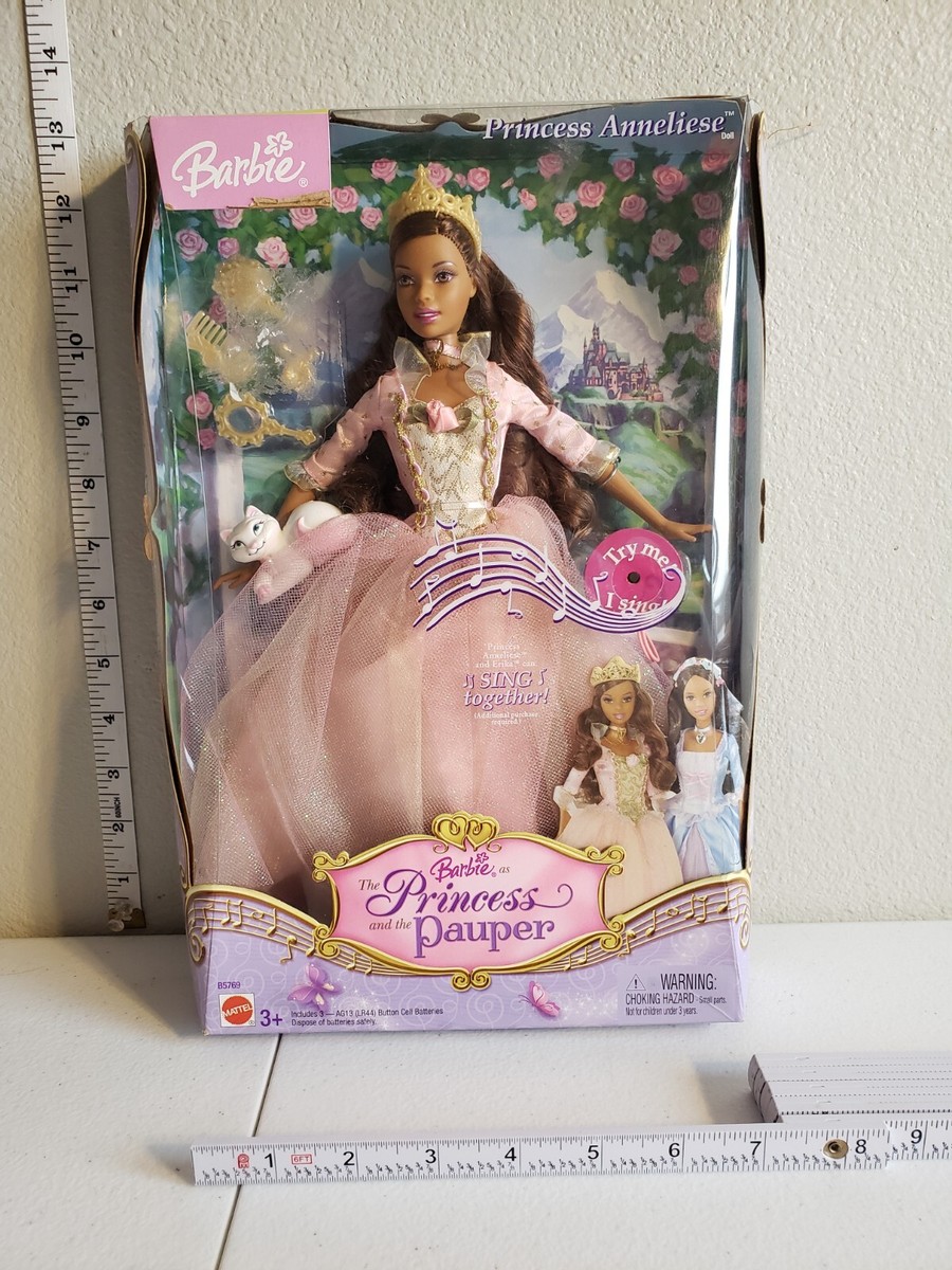 Vintage 2004 Mattel Barbie Princess And The Pauper Princess