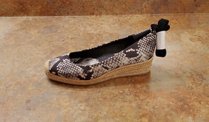 ankle wrap espadrilles snakeskin