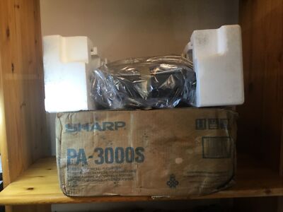 Vintage SHARP PA-3000S elektronische elektrische tragbare Schreibmaschine - VERPACKT NEU BRANDNEU IN VERPACKUNG
