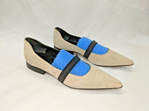 Black Suede Women Flats Shoes 