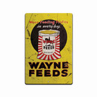 TIN SIGN Wayne Feeds Livestock Farm Barn Cottage Cabin Store Aluminum Decor