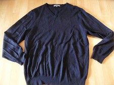 Montego Basic Merino V Neck Jumper Navy Size M Excellent MC516