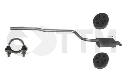 Silencieux Arrière Complet Pour Audi A4 1.9/2.0 D 2004-2008, Acier, Garantie 2 Ans, Neuf