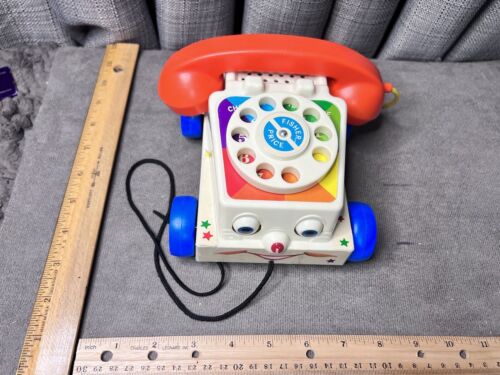 Fisher Price Flashback Chatter Telefono Pull Toy 2009 Toy Story - Foto 11 di 11