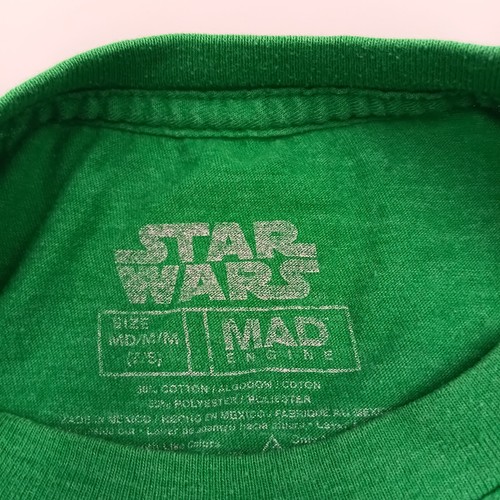 Star Wars Shirt Boys Medium Green Yoda Today I Feel Graphic Tee - Picture 2 of 6