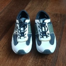 Lands End Breathable Boys Kids Slip On Stretch No Tie Laces Sneakers Size 4