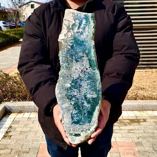 6.2LB Natural agate water grass quartz Slice polishing healing meditation - 第 1/12 張圖片