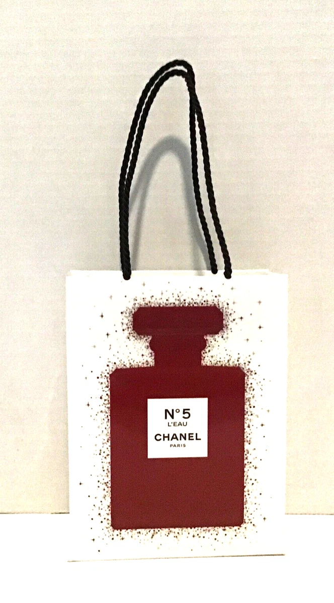 Authentic Chanel No. 5 Perfume Shopping Gift Bag, Limited Edition