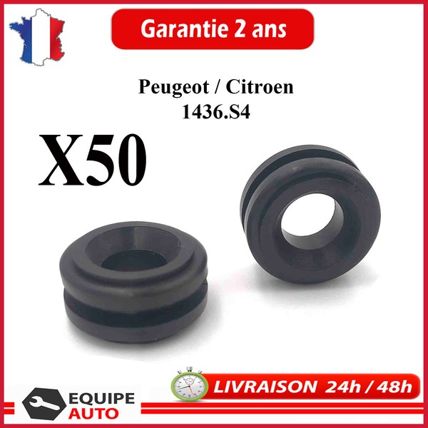50X UnterstüTzung Silent Bloc Unteres GehäUse Luftfilter 1436S4 1436N9 1436H5-image