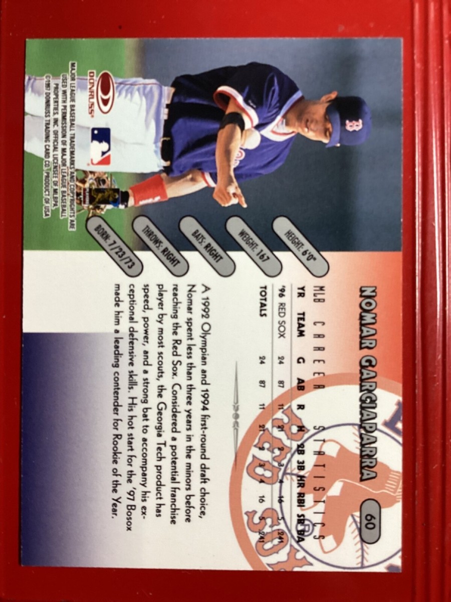 NOMAR GARCIAPARRA 1997 Donruss Rookie (RC) #60 Red Team Set | eBay