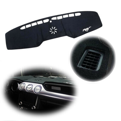 FITS 2015 2016 2017 FORD MUSTANG CAR DASH COVER MAT DASHBOARD PAD BLACK