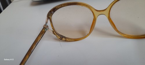 Vtg CHRISTIAN DIOR oversized Glasses Made In Germany 2490 W Vtg Leather Gallses - Picture 22 of 24