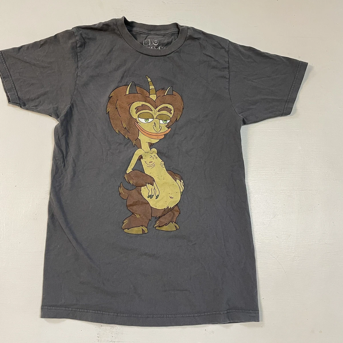Big Mouth Tv Show Netflix Men s XS Grey Maurice Hormone Monster Tee Shirt