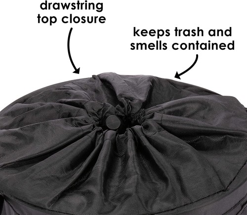 DAMAGED BOX Diono pop up compact trash rubbish bin for home or car in black - 第 5/9 張圖片
