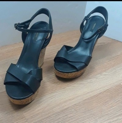 forever 21 black wedges