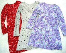 LANDS' END Girls Red VELVET VELOUR Blk SEQUIN Pink LACE PARTY DRESS 6 7 8 10-12