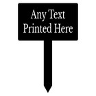 Personalised Aluminium Garden Spike Various Colours Available (UV PRINTED)