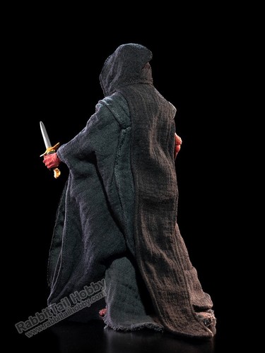 Quattro Cavalieri Figura Oscura La Maschera della Morte Rossa Vestiti Neri US In Magazzino - Foto 7 di 12