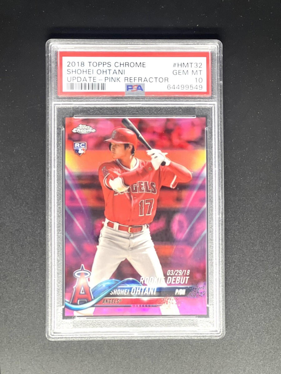 その他 2018 Topps Pink Refractor Shohei Ohtani Shohei Ohtani 2018 Topps Chrome PINK REFRACTOR ROOKIE#32