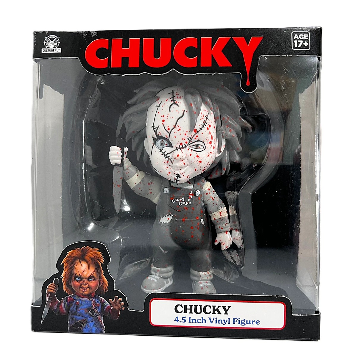 SF・ファンタジー・ホラー CHUCKY VINYL FIGURE Culturefly Chucky 4.5 Inch Vinyl Figure Child's Play Halloween