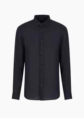 Camicia lino regular lunga ARMANI EXCHANGE uomo 8NZC50 ZNCFZ