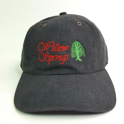 Vintage Willow Springs Snapback Preppy Golf Club Hat Adjustable PGA Baseball Cap