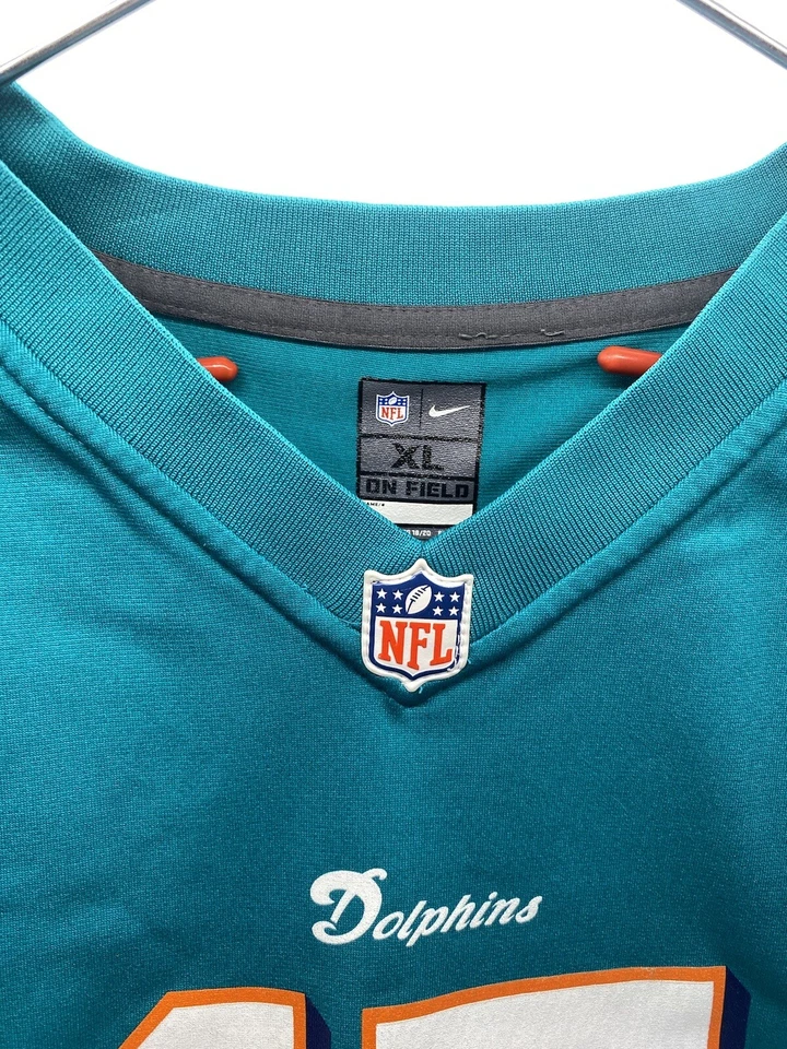 Camiseta de futebol Ryan Tannehill #17 Miami Dolphins Nike On Field jogadores da NFL - Imagem 4 de 4