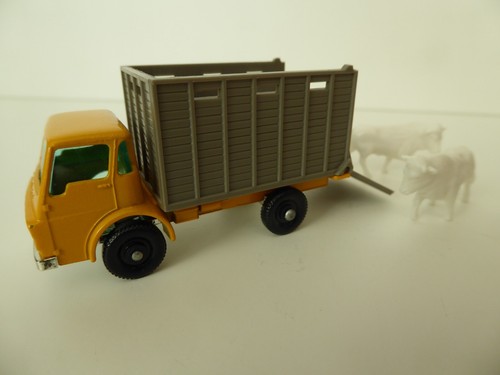 Original Vintage Matchbox Cattle Truck No.37 - V.Nr Mint (A) Model/Mint (A+) Box - Picture 11 of 14