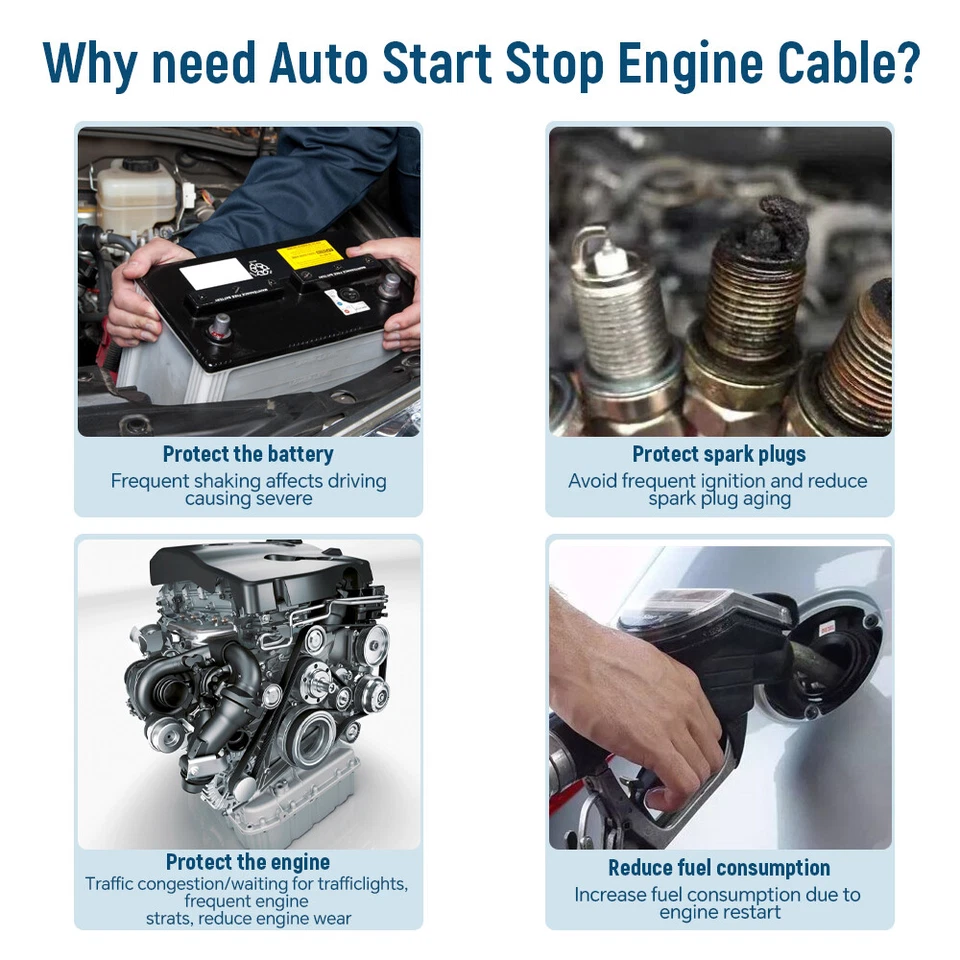 For VW Golf 6 T5 T6 Auto Start Stop Engine System Delete Eliminator Disable Plug - Image 2 of 4