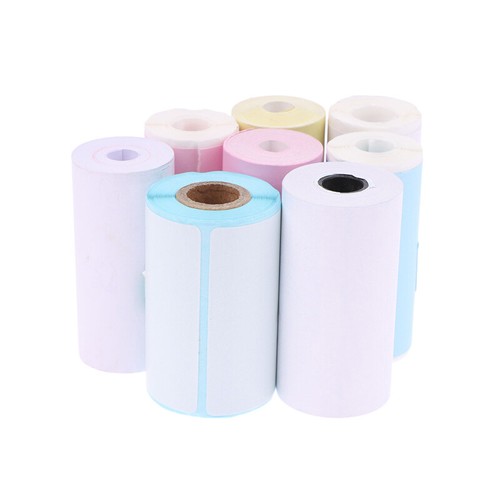 Mini Printer Paper Self-adhesive Thermal Papers Label Printers Inkless Printing - Afbeelding 1 van 17