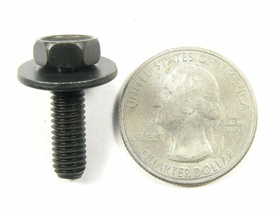Body Bolts & U-Nut Clips M6-1.0 x 20mm 10mm Hex 10 Each #1884 (1906/1925)-TBBCC Foto 4 de 4