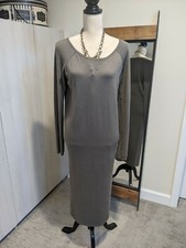 Halston sweater dress S-M Made in Italy