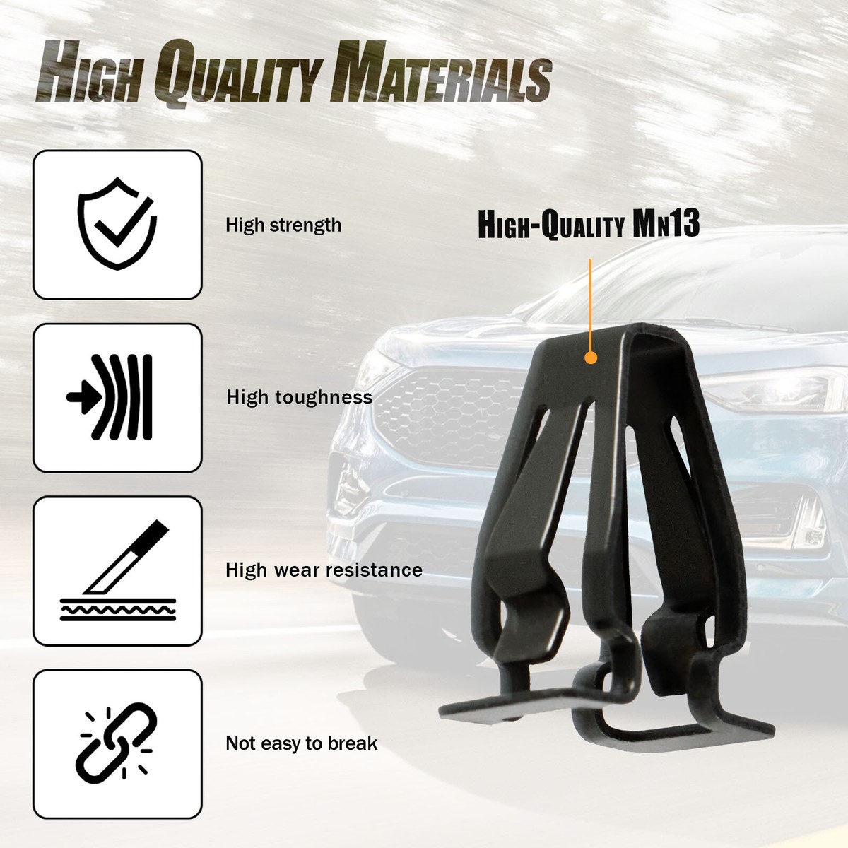 Sun Visor Clip Retainer for 2015-2022 Ford Edge Mustang 2016-2018