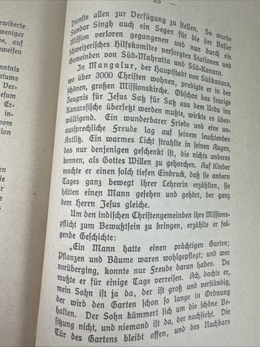Sadhu Sundar Singh – German Biography (1922, 2nd Edition) by Max Schaerer RARE - Foto 13 di 13