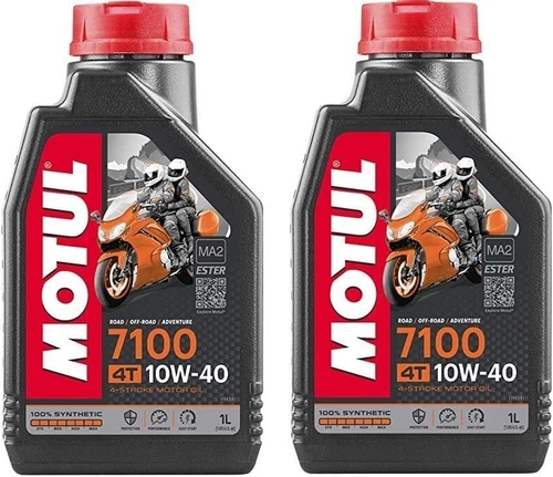 2 Liters Engine Oil 4 Stroke Motul 7100 10W40 100% Synthetic